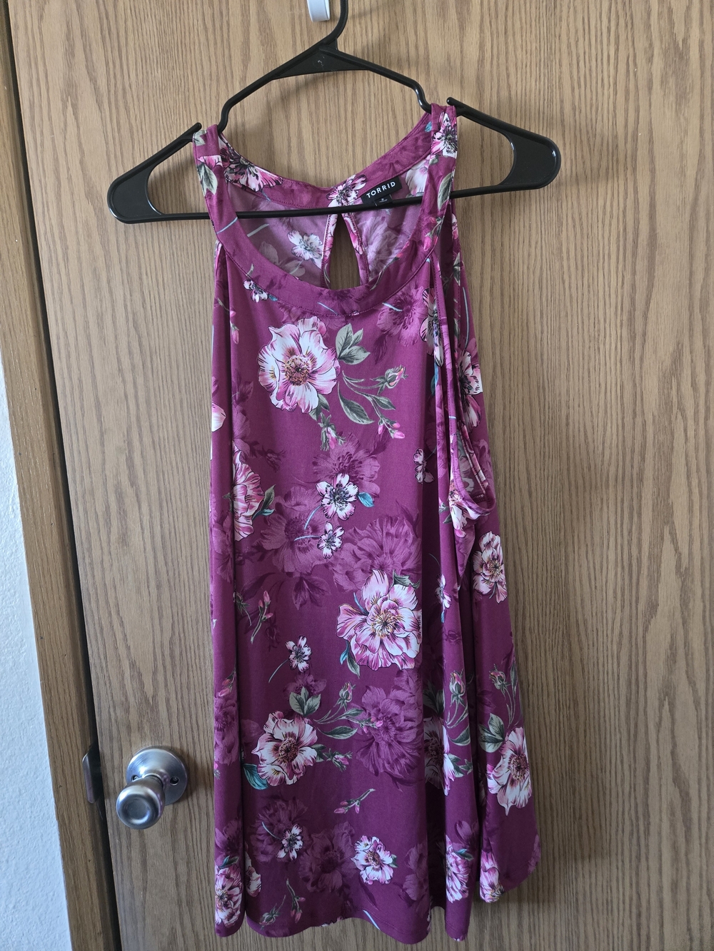 Torrid Pink Floral Swing Tank